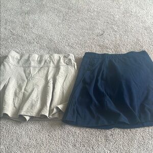 Stylish Button-Accent Skorts  Set